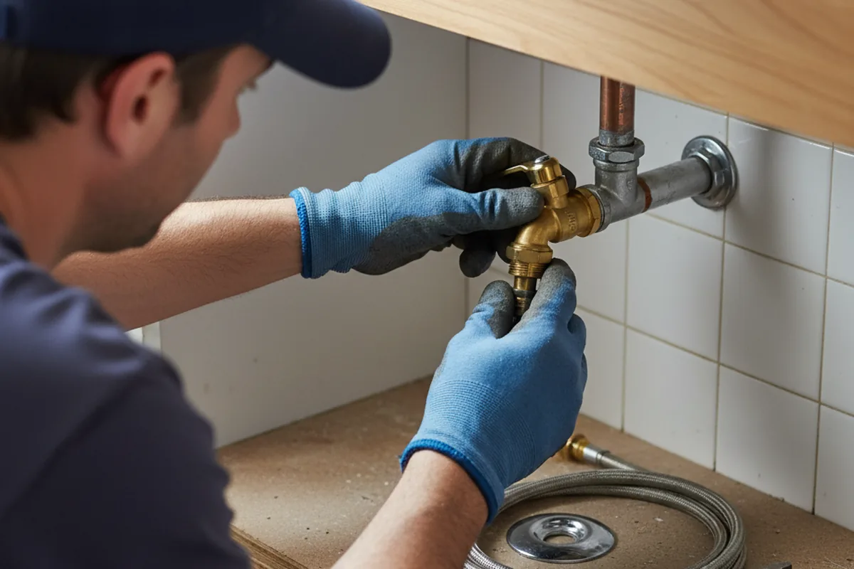 Shutoff valve and fitting work during Emergency Plumbing in Prescott Valley